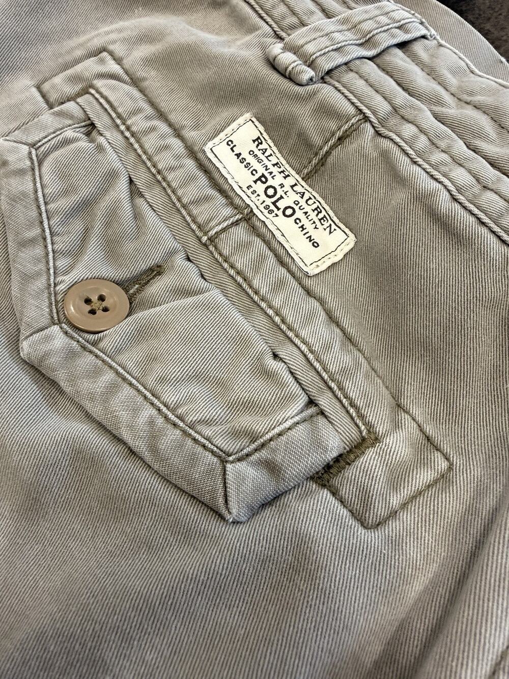 Polo Ralph Lauren Men’s Cargo Shorts 38 Gray Multi Pocket Utility Shorts
